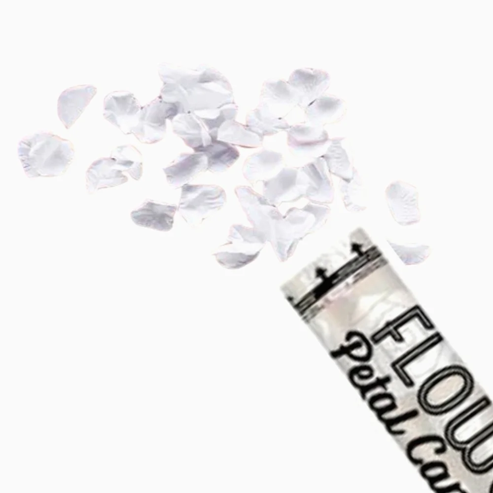 White Petal Flowers Cannon - Flower, Petals Celebration